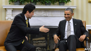安倍訪美