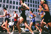 Rhedeg marathon