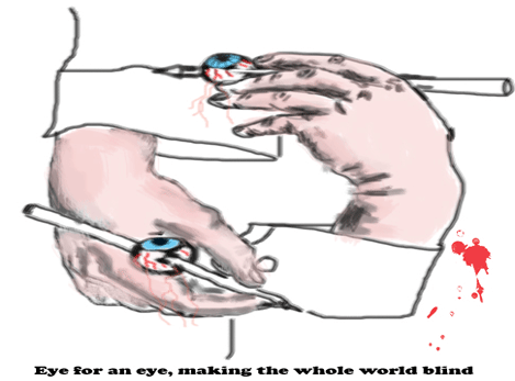 Paul Vincent's peace cartoon