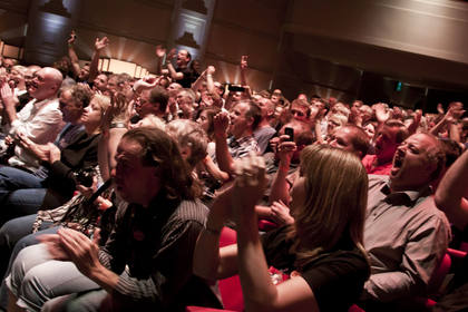 The Radio 2 audience rocked the Radio Theatre