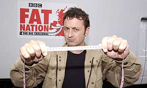 Fat Nation - The Big Challenge presenter Matt Allwright