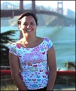 Picture: Anita gets to the Golden Gate bridge: link