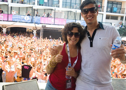 Vernon, Annie Mac and Tong at Ibiza Rocks