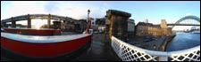 Panoramic view from Swing Bridge. Photo courtesy of Brian Watson