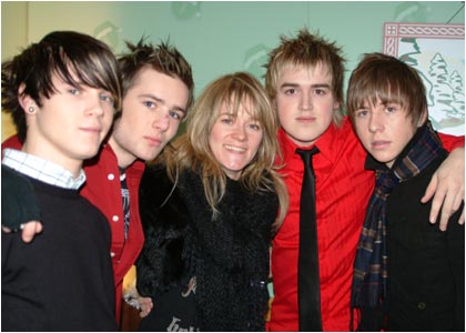 Backstages photos from the R1 / TOTP Christmas Party