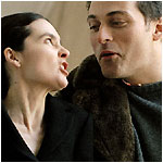 Shirley Henderson as Katherine and Rufus Sewell as Petruchio in 'ShakespeaRe-Told: Much Ado About Nothing'