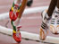 Athletes running