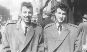 (L-R) Nigel Walley and John Lennon (please do not reuse photograph without permission)