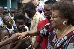 Africa’s first elected female President, Ellen Johnson-Sirleaf