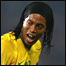 Ronaldinho Gaúcho, na derrota para a Argentina
