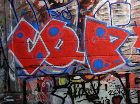 Graffiti on a wall