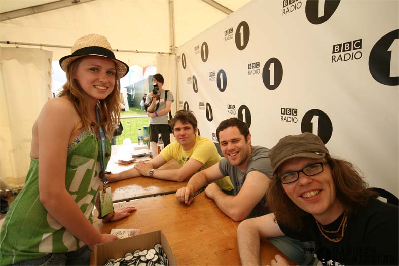 Signing sessions with The Hoosiers