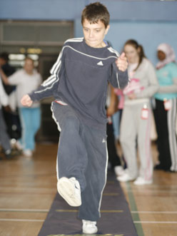 Alfie jumping