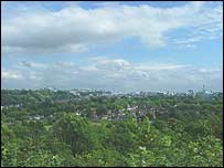 View across Dudley