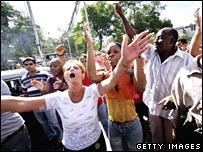 Dissidentes cubanos protestam em Havana