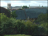 The view from Castle Mound
