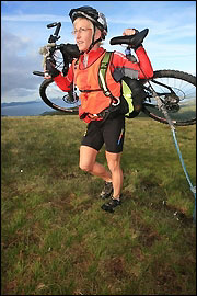 Gill Watson competes in The Turas