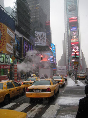Snowy New York