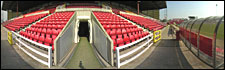 The County Ground from the tunnel
