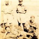 North Africa Libya Desert Bert Lawrence top left Gussy centre Ernie Hill Right George (Me Jim) Marchant (I was feeling tired ! North Africa Libya Desert Bert Lawrence top left Gussy centre Ernie Hill Right George (Me Jim) Marchant (I was feeling tired !