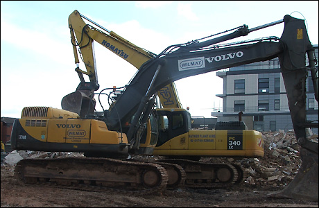 Derby City Hospital's old entrance demolished