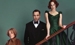 Picture shows (L-R) Maggie Smith, David Walliams and Ruth Wilson in Capturing Mary