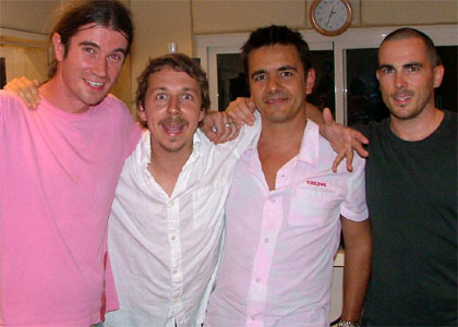 Radio 1 Ibiza Weekend 2004 - Cafe Mambo studio pictures

