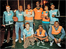 Back row 2nd from left Darren Bent, Back row 4th from left Pops Mensah-Bonsu with Kickz participants