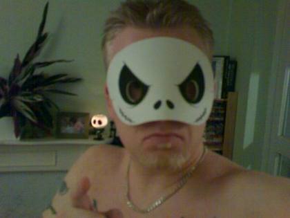 Laurence getting ready for a night on the town