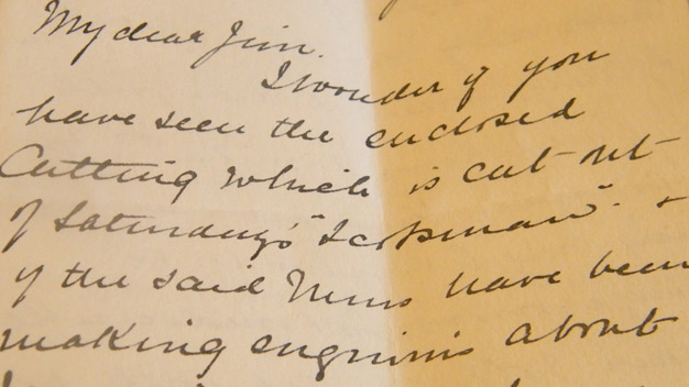 letter of protest against the nuns arrival. Found in the Hawick Heritage Hub