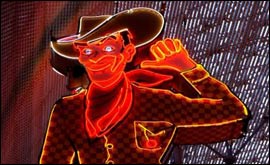cowboy neon light