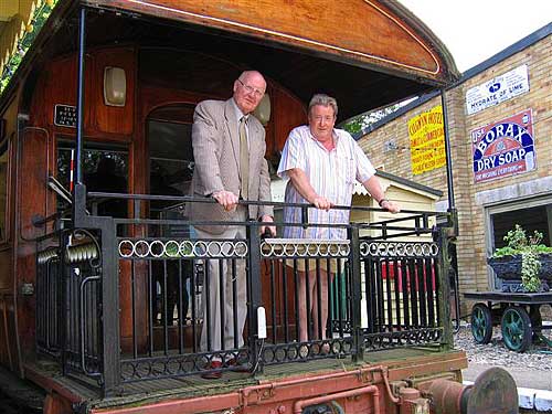 Sir William McAlpine with John Bennett