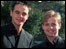 Ant and Dec on the set of Byker Grove