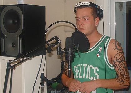 Radio 1 Ibiza Weekend 2004 - Cafe Mambo studio pictures

