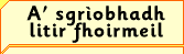 A' sgrìobhadh litir fhoirmeil