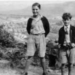 Patrick and brother Terence on a mountain overlooking Clydach, 1941 Patrick and brother Terence on a mountain overlooking Clydach, 1941