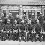 Tonfanau Officer Cadet Course August1942  Backrow L.G.Round, Frank Yates, L.N.Perry, Richards, Wally Oertinger, Robert S.Scott Front row A.Hambley, ? , E.N.Evans, Peter J. Ciceri, ? , John Reed, E.C.Hood