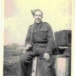 George Jacobs on the day he left home for training. April 1940.  Aged 20 years.