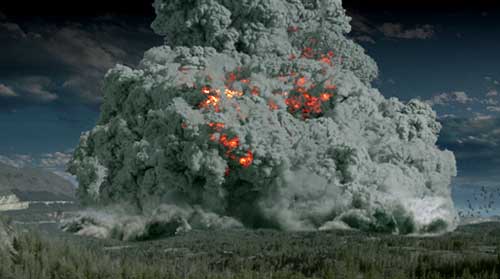 Supervolcano scene