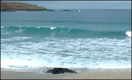 Porthmeor Beach in St Ives