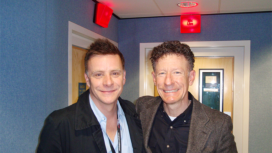 Ricky with Lyle Lovett