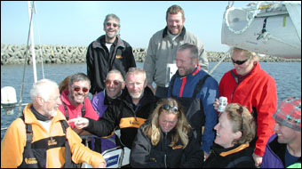 The successful Bristol crew celebrate