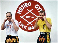 Two Thai boxers