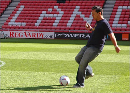 Moyles at the Stadium of Light