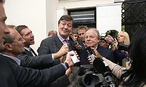 Stephen Fry and John Bird in Absolute Power
