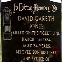 David Jones' gravestone