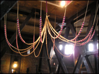 Bell rope chandelier