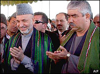 صدر کرزئی کو پارلیمانی انتخابات میں دوستم کی حمایت چاہیے