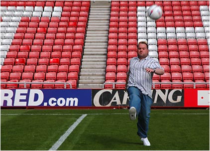 Moyles at the Stadium of Light