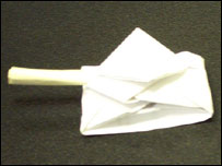 Origami tank